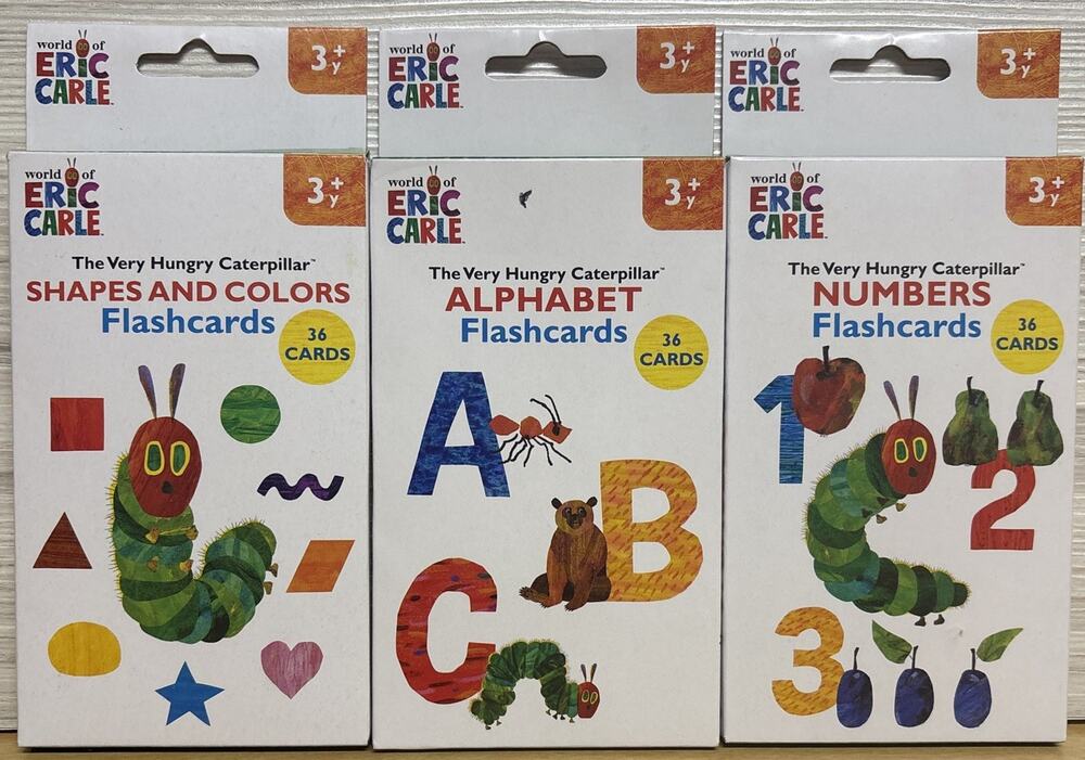 Very Hungry Caterpillar Flashcards Alphabet, Numbers, Shapes & Colors Eric Carle